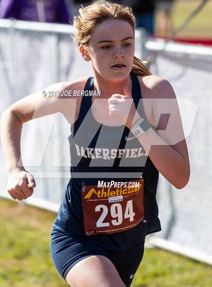 Thumbnail 2 in CIF Central Section Cross Country Championships (Girls D2 Race) photogallery.
