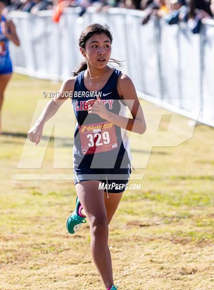 Thumbnail 2 in CIF Central Section Cross Country Championships (Girls D2 Race) photogallery.