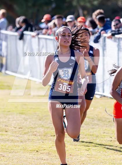 Thumbnail 2 in CIF Central Section Cross Country Championships (Girls D2 Race) photogallery.