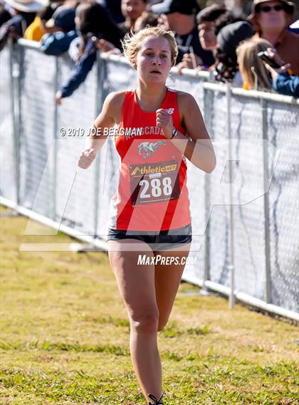 Thumbnail 2 in CIF Central Section Cross Country Championships (Girls D2 Race) photogallery.
