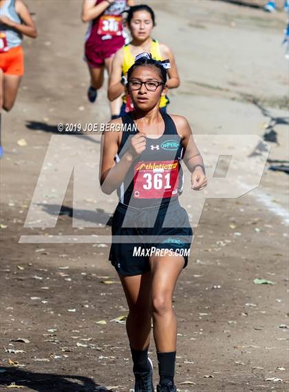 Thumbnail 2 in CIF Central Section Cross Country Championships (Girls D2 Race) photogallery.