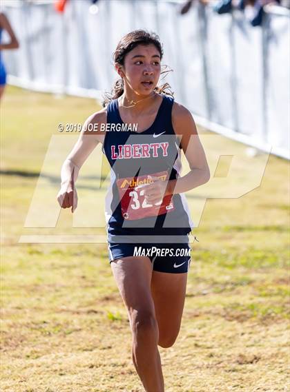 Thumbnail 3 in CIF Central Section Cross Country Championships (Girls D2 Race) photogallery.