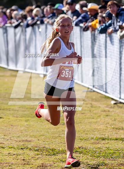 Thumbnail 3 in CIF Central Section Cross Country Championships (Girls D2 Race) photogallery.