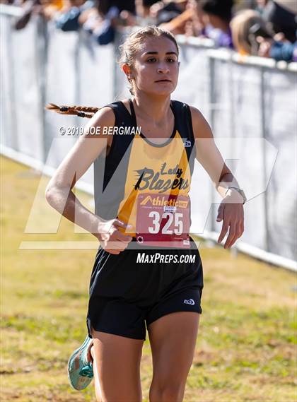 Thumbnail 3 in CIF Central Section Cross Country Championships (Girls D2 Race) photogallery.