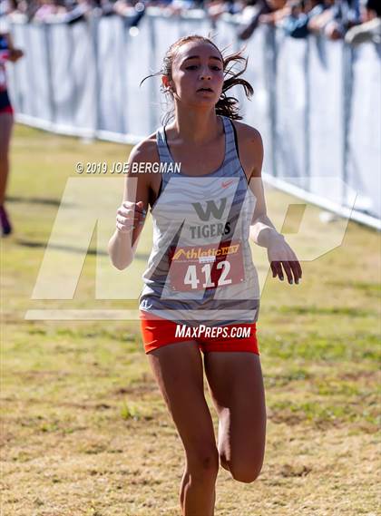 Thumbnail 3 in CIF Central Section Cross Country Championships (Girls D2 Race) photogallery.
