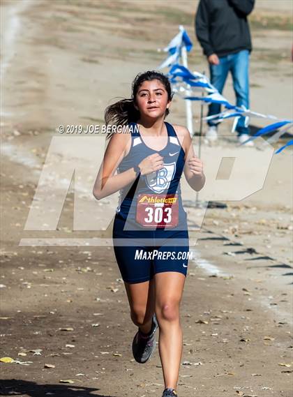 Thumbnail 2 in CIF Central Section Cross Country Championships (Girls D2 Race) photogallery.