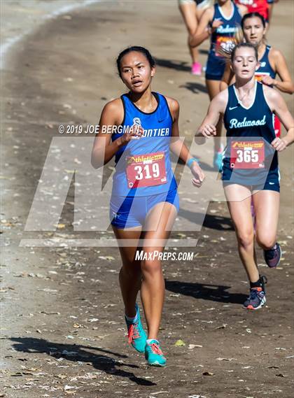 Thumbnail 2 in CIF Central Section Cross Country Championships (Girls D2 Race) photogallery.