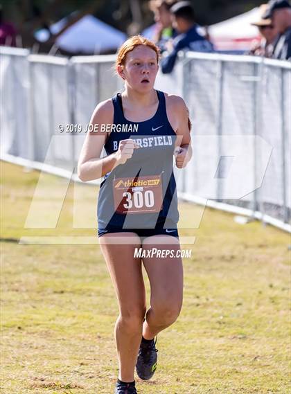 Thumbnail 3 in CIF Central Section Cross Country Championships (Girls D2 Race) photogallery.