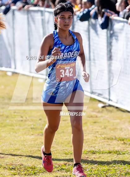 Thumbnail 2 in CIF Central Section Cross Country Championships (Girls D2 Race) photogallery.