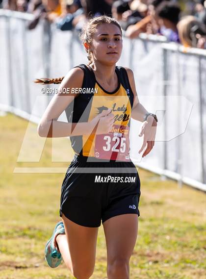 Thumbnail 2 in CIF Central Section Cross Country Championships (Girls D2 Race) photogallery.