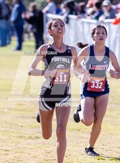 Thumbnail 1 in CIF Central Section Cross Country Championships (Girls D2 Race) photogallery.