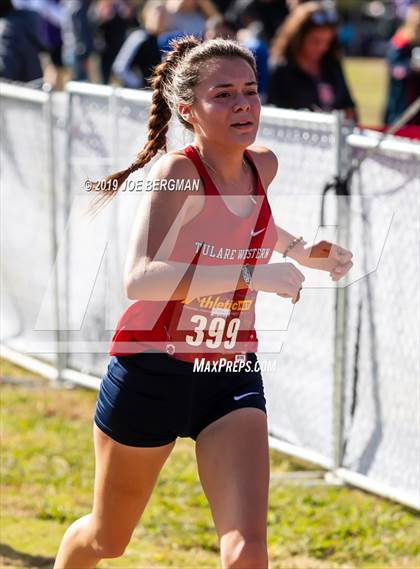 Thumbnail 2 in CIF Central Section Cross Country Championships (Girls D2 Race) photogallery.