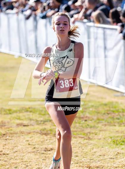 Thumbnail 1 in CIF Central Section Cross Country Championships (Girls D2 Race) photogallery.