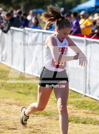 Thumbnail 3 in CIF Central Section Cross Country Championships (Girls D2 Race) photogallery.