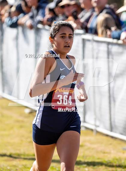 Thumbnail 1 in CIF Central Section Cross Country Championships (Girls D2 Race) photogallery.