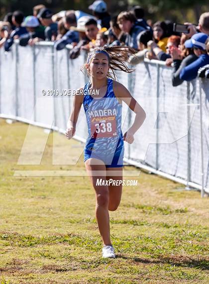 Thumbnail 2 in CIF Central Section Cross Country Championships (Girls D2 Race) photogallery.