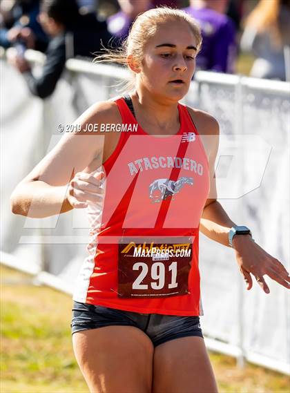 Thumbnail 1 in CIF Central Section Cross Country Championships (Girls D2 Race) photogallery.