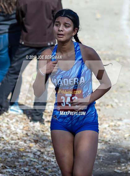 Thumbnail 2 in CIF Central Section Cross Country Championships (Girls D2 Race) photogallery.