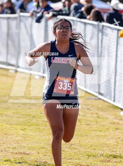Thumbnail 2 in CIF Central Section Cross Country Championships (Girls D2 Race) photogallery.