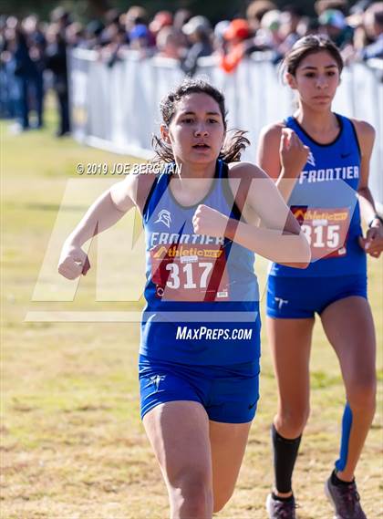 Thumbnail 2 in CIF Central Section Cross Country Championships (Girls D2 Race) photogallery.