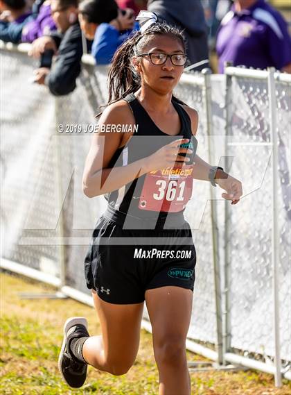 Thumbnail 2 in CIF Central Section Cross Country Championships (Girls D2 Race) photogallery.