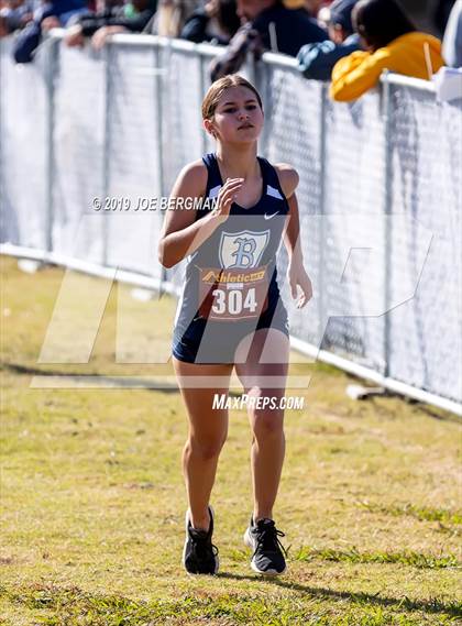 Thumbnail 2 in CIF Central Section Cross Country Championships (Girls D2 Race) photogallery.