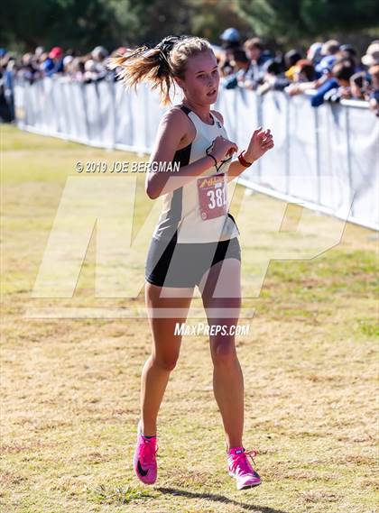 Thumbnail 2 in CIF Central Section Cross Country Championships (Girls D2 Race) photogallery.