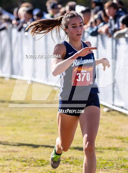 Thumbnail 3 in CIF Central Section Cross Country Championships (Girls D2 Race) photogallery.