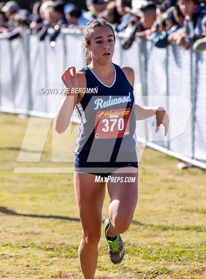 Thumbnail 1 in CIF Central Section Cross Country Championships (Girls D2 Race) photogallery.