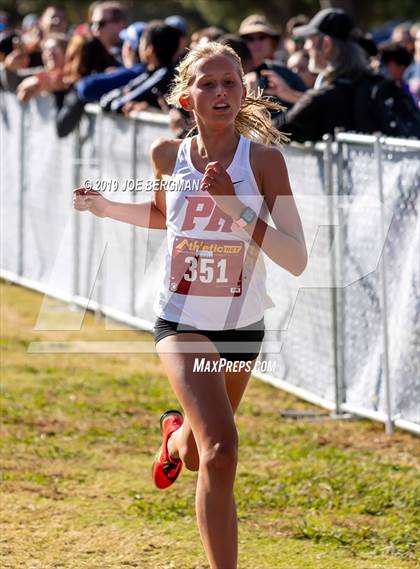 Thumbnail 3 in CIF Central Section Cross Country Championships (Girls D2 Race) photogallery.