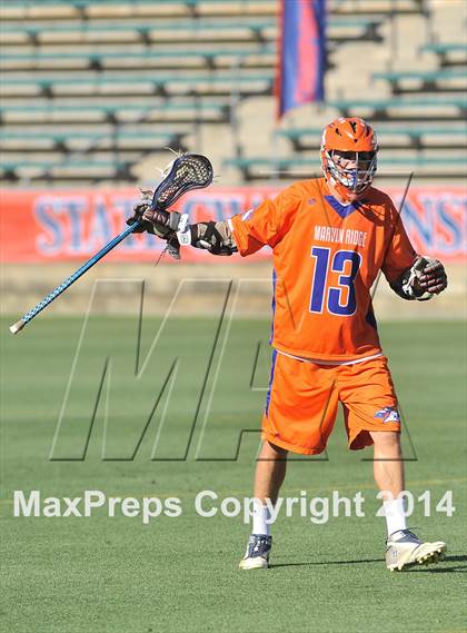 Thumbnail 3 in Marvin Ridge vs. Cardinal Gibbons (NCHSAA 1/2/3A Final) photogallery.