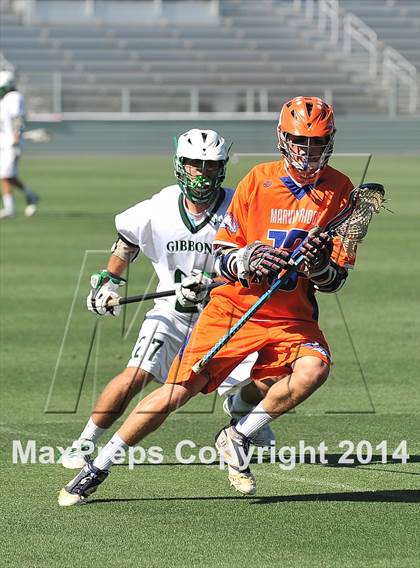 Thumbnail 3 in Marvin Ridge vs. Cardinal Gibbons (NCHSAA 1/2/3A Final) photogallery.