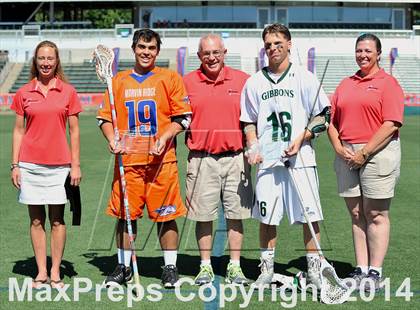Thumbnail 3 in Marvin Ridge vs. Cardinal Gibbons (NCHSAA 1/2/3A Final) photogallery.