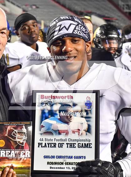 Thumbnail 1 in Shiloh Christian vs. Robinson (AAA 4A State Final) photogallery.
