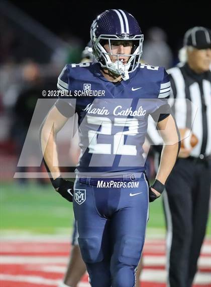 Thumbnail 1 in Cardinal Newman @ Marin Catholic (CIF NCS Division 3 Final) photogallery.