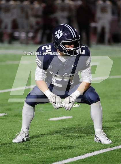 Thumbnail 3 in Cardinal Newman @ Marin Catholic (CIF NCS Division 3 Final) photogallery.