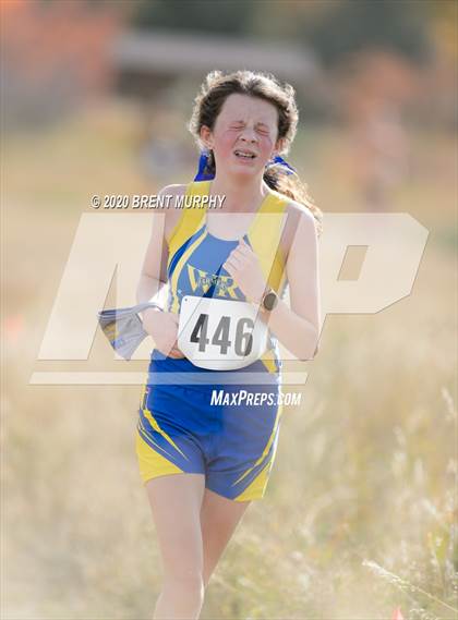 Thumbnail 2 in CHSAA Cross Country 4A Region 2 Girls photogallery.