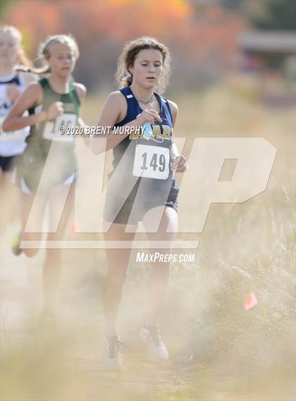 Thumbnail 2 in CHSAA Cross Country 4A Region 2 Girls photogallery.