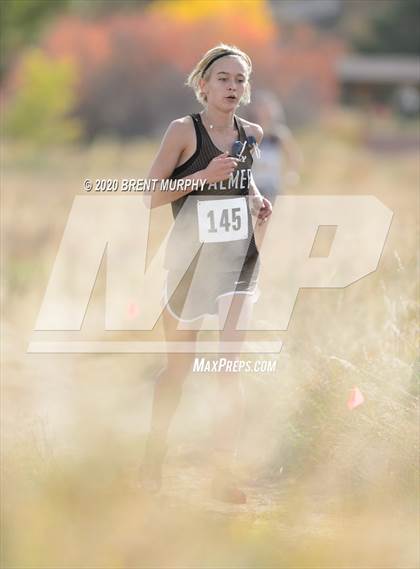 Thumbnail 3 in CHSAA Cross Country 4A Region 2 Girls photogallery.