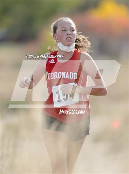 Thumbnail 2 in CHSAA Cross Country 4A Region 2 Girls photogallery.