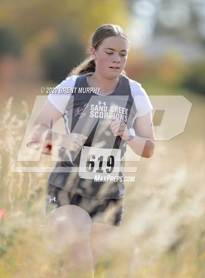 Thumbnail 1 in CHSAA Cross Country 4A Region 2 Girls photogallery.