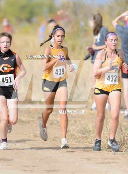 Thumbnail 1 in CHSAA Cross Country 4A Region 2 Girls photogallery.