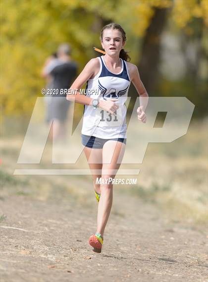 Thumbnail 2 in CHSAA Cross Country 4A Region 2 Girls photogallery.