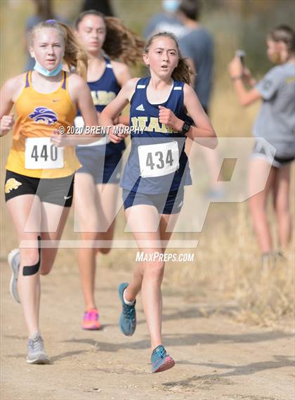 Thumbnail 3 in CHSAA Cross Country 4A Region 2 Girls photogallery.