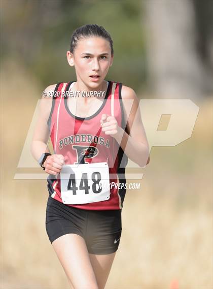 Thumbnail 2 in CHSAA Cross Country 4A Region 2 Girls photogallery.