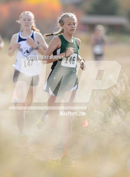 Thumbnail 3 in CHSAA Cross Country 4A Region 2 Girls photogallery.