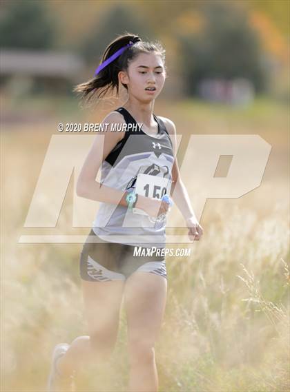 Thumbnail 1 in CHSAA Cross Country 4A Region 2 Girls photogallery.