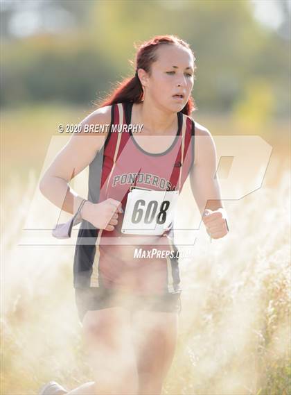 Thumbnail 2 in CHSAA Cross Country 4A Region 2 Girls photogallery.