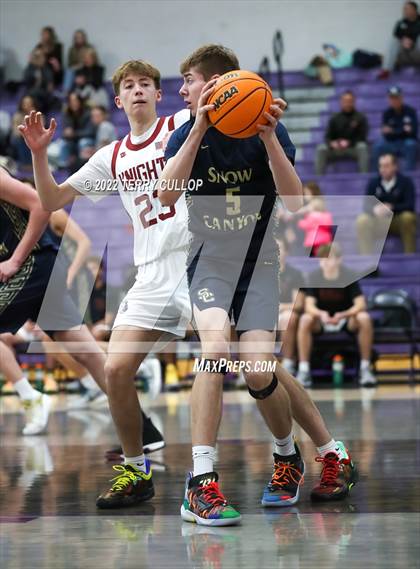 Thumbnail 2 in Snow Canyon vs. Northridge (Riverton Holiday Tournament) photogallery.