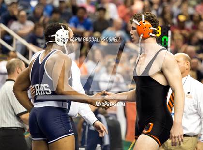 Thumbnail 3 in NCHSAA 3A Wrestling Championships photogallery.